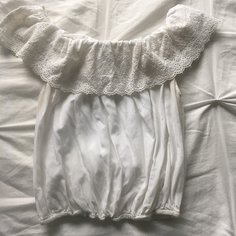Cropped baby doll shirt